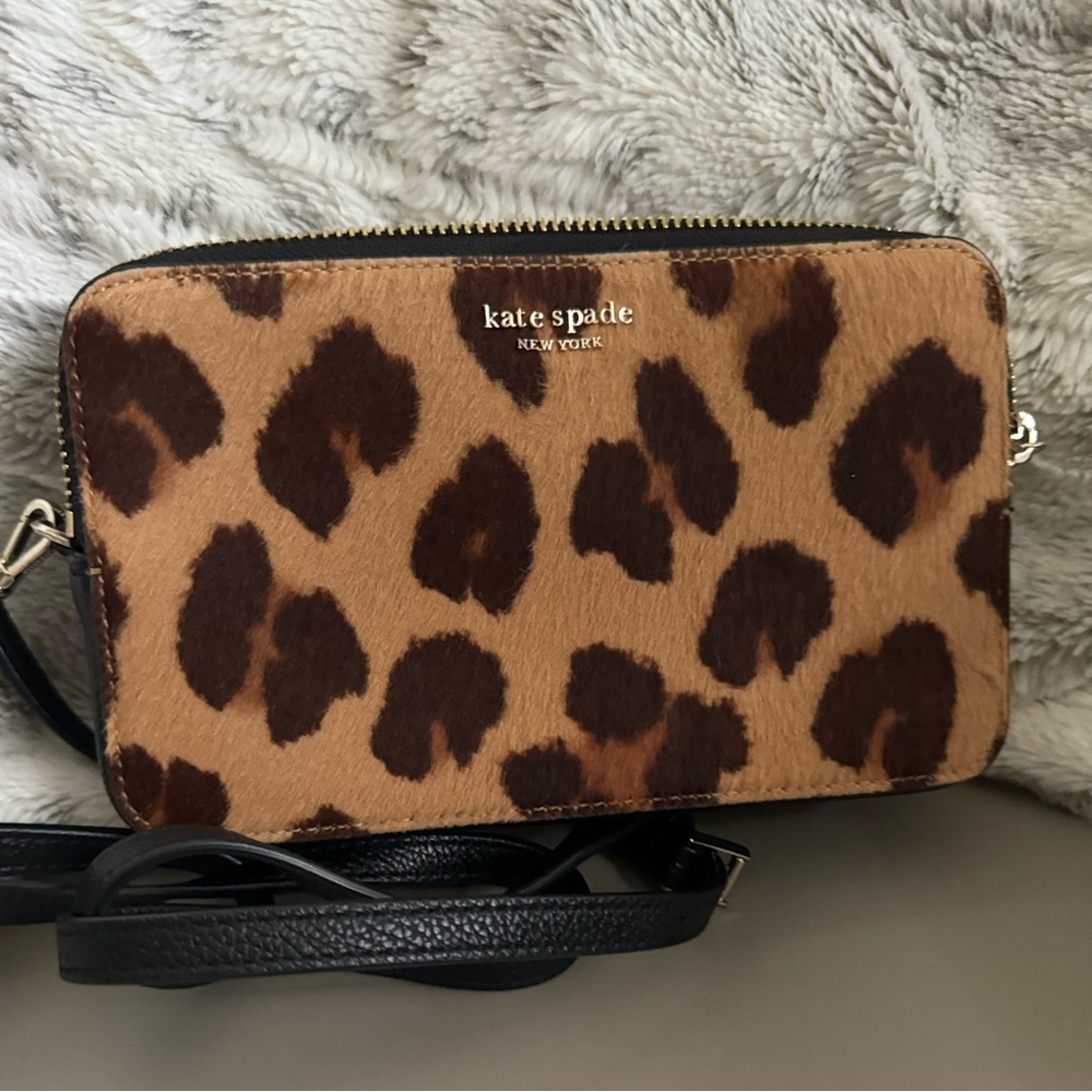 Kate spade leopard print crossbody bag